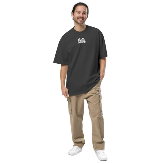T-shirt oversize uomo con stampa streetwear - Bello Carico