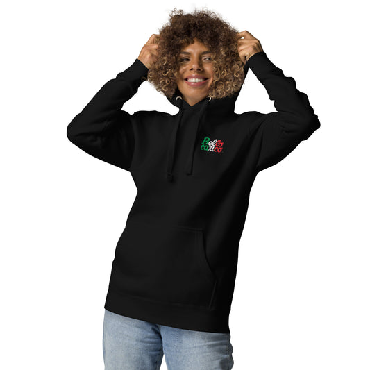 Felpa Unisex con cappuccio Bello Carico Italia