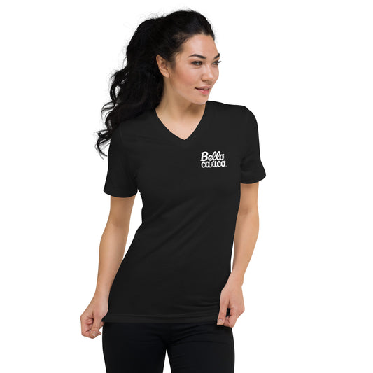 T-shirt unisex scollo a V Bello Carico